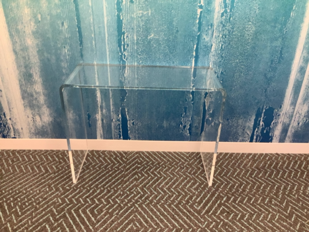 Peekaboo 38" Acrylic Console Table