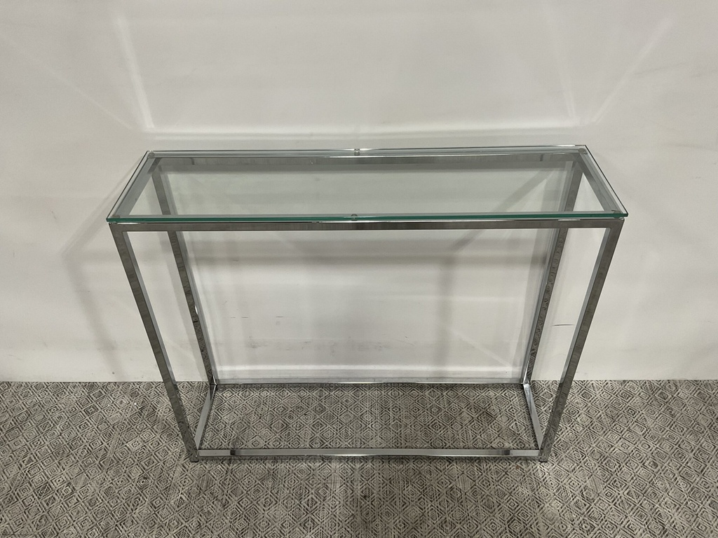 Smart Glass Top Console Table
