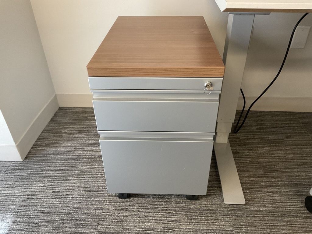 Wood Veneer Pedestal
