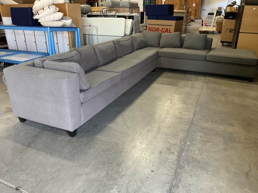 [7120] L-Shaped Sectional Sofa