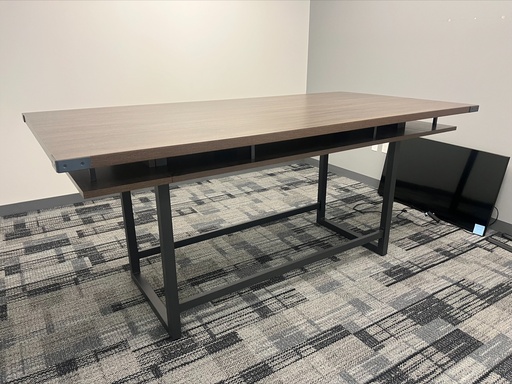 [7020] Mirella Bar Height Conference Table