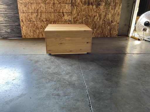 [7972] Square Box Coffee Table